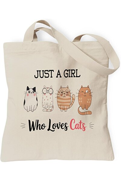 NASAQ حقيبة تسوق قماشية قابلة لإعادة الاستخدام لمحبي القطط، هدية مثالية للأشخ...