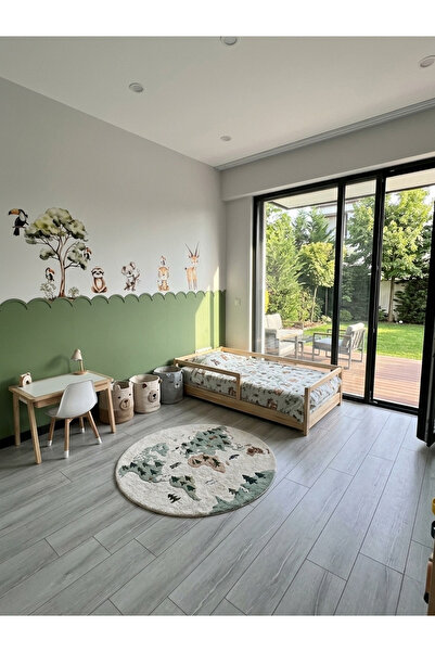 Tooall Çocuk ve Bebek Odası İçin Boyanabilir Dekoratif Duvar Çıtası, Dalga De...