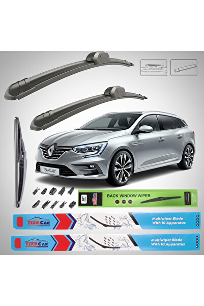 TEAMCAR Renault Megane IV Estate Facelift (2020-2024) Πλήρες Σετ Υαλοκαθαριστ...