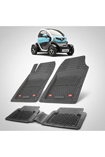 TEAMCAR Συμβατά Πατάκια Δαπέδου για Τετράκυκλο Renault Twizy 2012-2023 |   Μαύρο