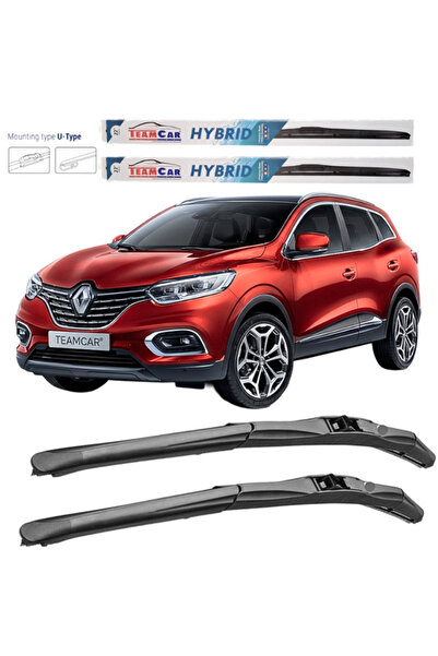 TEAMCAR Renault Kadjar Facelift (2018–2024) TeamCar® Wiper Blades – Hybrid | ...