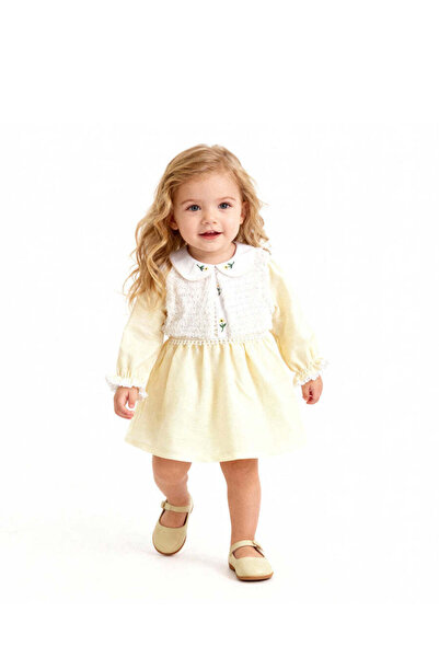 The-kid.co Enchanted Boutique Baby Girls Dress Set - Yellow