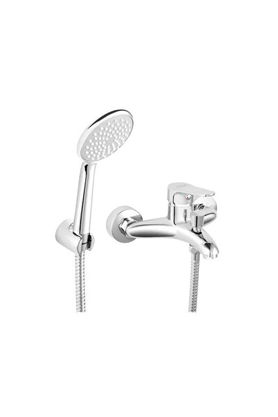 FERRO Baterie cada - dus Isso monocomanda crom cu set de dus