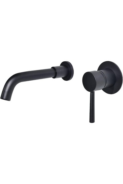 OEM Wall Mounted Faucet for Sink, Swivel Faucet, Black