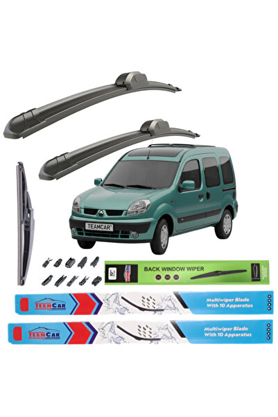 TEAMCAR Renault Kangoo I Facelift (2003–2008) TeamCar® Wiper Blades – Complet...