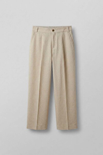 ablukaonline Pantaloni pentru bărbați, cu croială relaxată, cu picior larg, c...