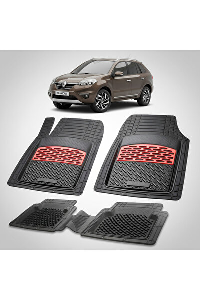 TEAMCAR Renault Koleos I 3 SUV Συμβατά Πατάκια Δαπέδου 2013-2015 |   Κόκκινο