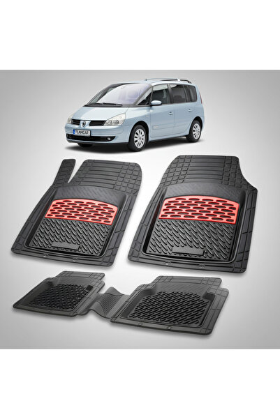 TEAMCAR Renault Espace IV 2 MPV Συμβατά Πατάκια Δαπέδου 2006-2010 |   Κόκκινο