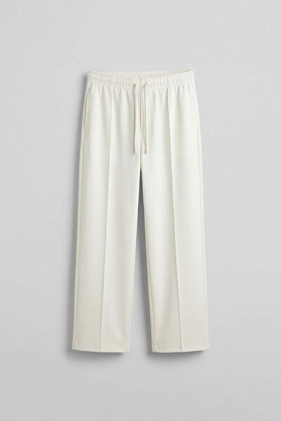 ablukaonline Ανδρικό χαλαρό πλισέ παντελόνι φόρμας με μαλακή υφή και ελαστική...