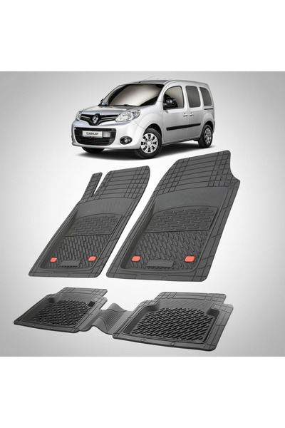 TEAMCAR Renault Kangoo II 2 MPV (Επιβατικό) Συμβατά Πατάκια Δαπέδου 2013-2021...