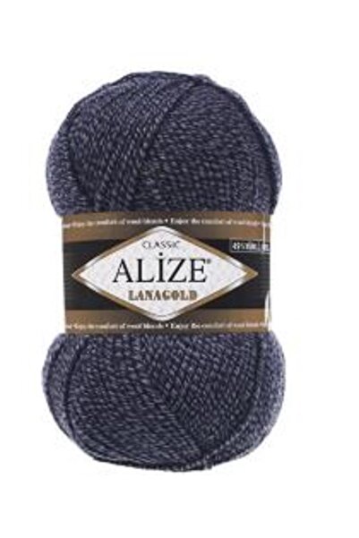 Alize Lanagold Dark Blue Kircilli 5 Pieces Colar : 901