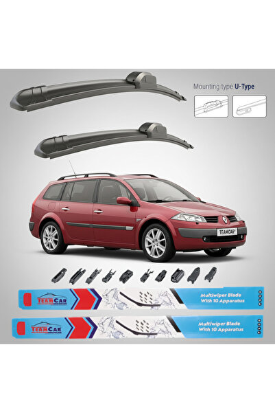 TEAMCAR Renault Megane II Estate (2003-2006) Σετ Υαλοκαθαριστήρων Εμπρός