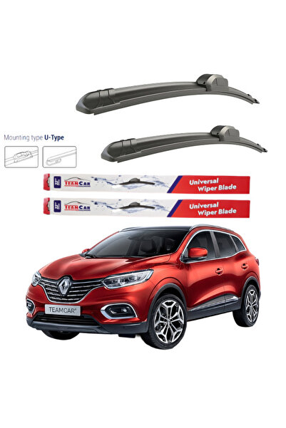 TEAMCAR Renault Kadjar Facelift (2018–2024) TeamCar® Wipers – Flat | Front Set