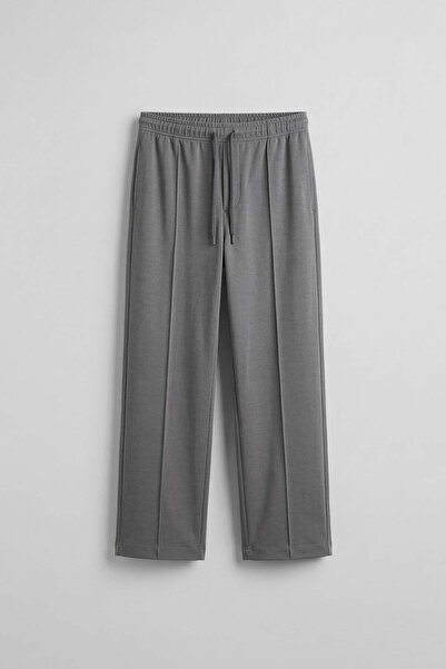 ablukaonline Ανδρικό χαλαρό πλισέ παντελόνι φόρμας με μαλακή υφή και ελαστική...