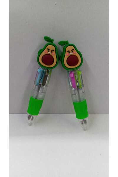 DİĞER1111 4 Colors in 1 Figure-Designed Ballpoint Pen 2 Pieces