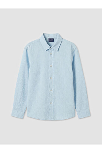 LC Waikiki Long Sleeve Dobby Boys' Shirt from Uzg Store for Style Enthusiasts