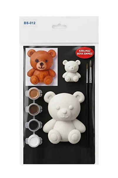 Buhobi مجموعة رسم أكريليك صغيرة على شكل دب BS012 - مجموعة رسم للأطفال