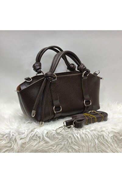 ALBERA Women's Trendy Model Metal Accessory Detailed Hand and Shoulder Bag