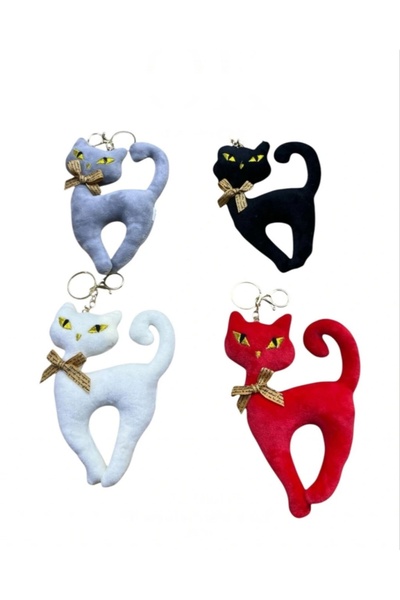 TOPROCKSTORE Cute Plush Cat Keychain Gift