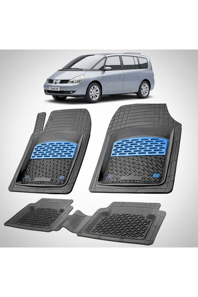 TEAMCAR Renault Espace IV 1 MPV Συμβατά Πατάκια Δαπέδου 2002-2006 |   Μπλε