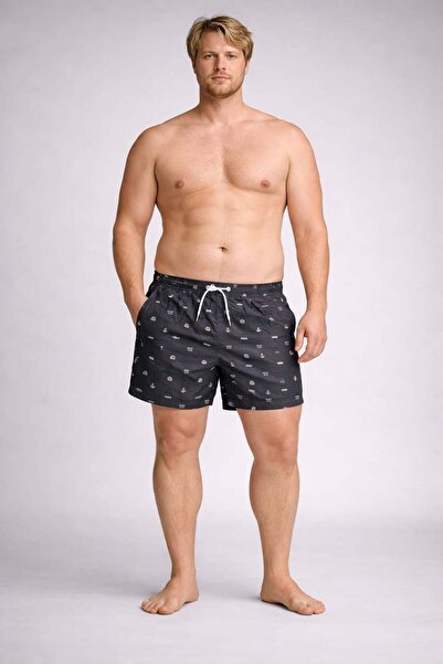 Pemilo شورت سباحة سريع الجفاف للرجال مقاس كبير