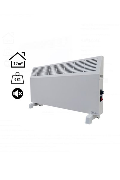 Electro Konfor Konvektör 1000W Manuel Elektrikli Isıtıcı Beyaz