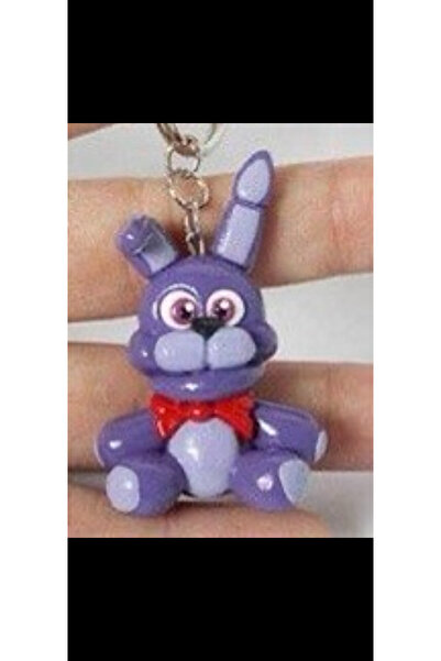ZephiaStore Fnaf Figure Keychain Handmade Bonnie Charm Accessory (Figure Appr...