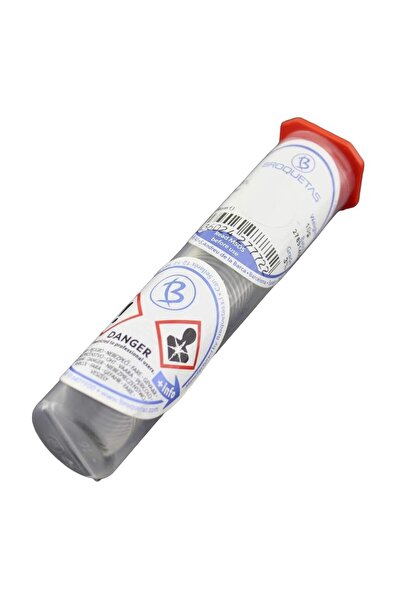 BROQUETAS Fludor cu plumb, 1mm, 10g, compozitie Sn63Pb37, BROQUETAS, T136226