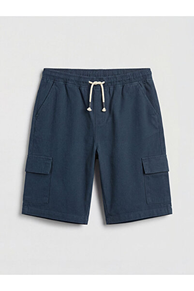 LC Waikiki شورت جبردين كارجو للأولاد من إنديجو