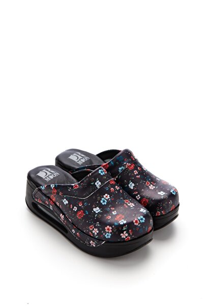 MARVELLAS SABO Patterned Leather Sabo Slippers Orthopedic Hospital Doctor Nur...