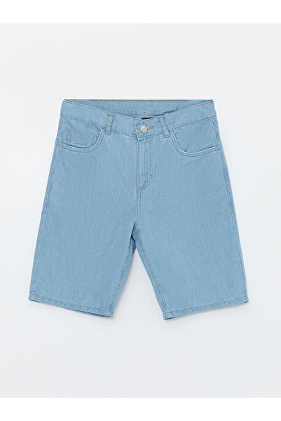 LC Waikiki Indigo Basic Boy's Jean Shorts