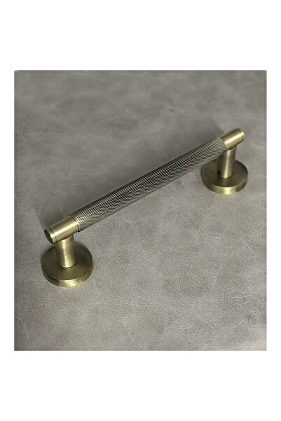 KOLDOOR Seda Modern Mat Antik Sarı Dokulu Sürgülü Çekme Kol 22,5 Cm