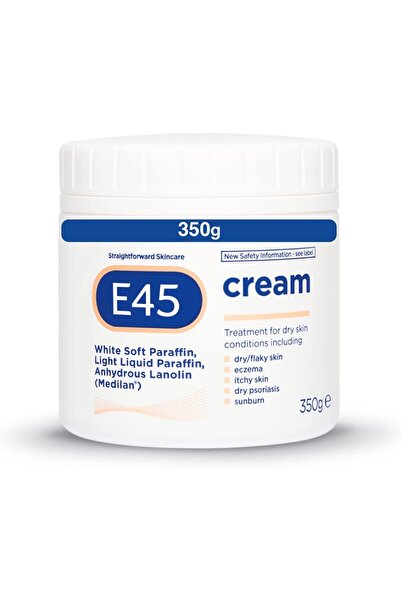 e45 Dermatological Moisturising Cream Tub, 350G