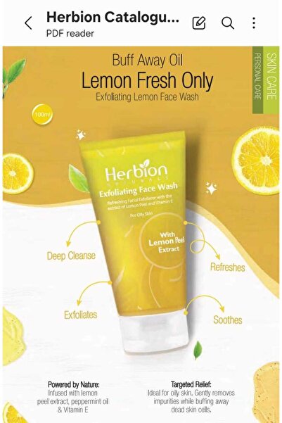 Herbion Naturals face cream