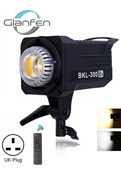 glanfen ضوء فيديو LED بقوة 120 واط مع جهاز تحكم عن بعد - إضاءة مستمرة بتركيب ...