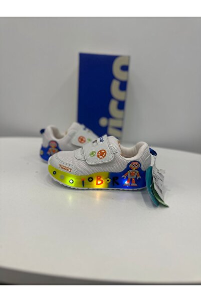 Vicco White Children's Shoes 346.b26y.102 Illustrated Shoes