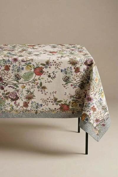 dekomall home & living Flower Garden Cotton Tablecloth-Msor004