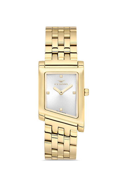 FERRO Yellow Steel Cord Women Wrist Watch Fl21771A-B 3Atm Water Resistant 2 Y...