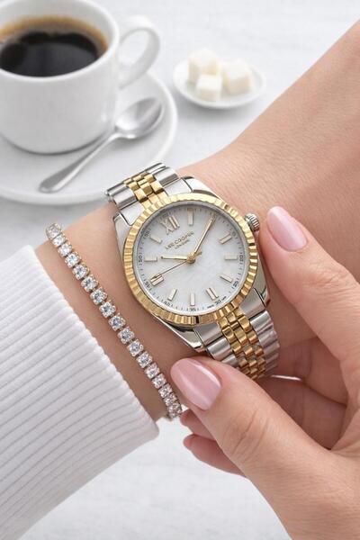 Lee Cooper Steel Cord 2 Year Warranty 3 Atm Water Resistant Women Wrist Watch...