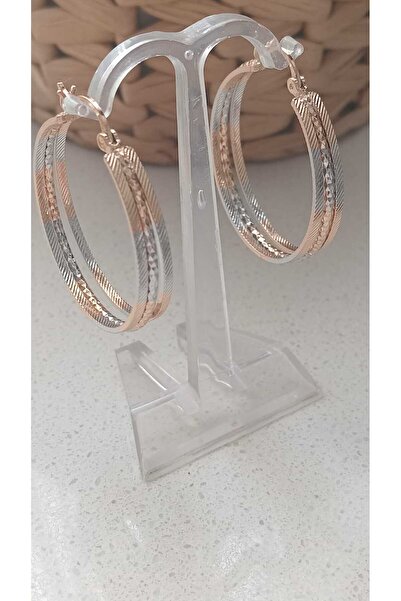 SUGÜLİNSHOP & HANDMADE JEWELRY أقراط نسائية من الفولاذ المقاوم للصدأ مطلية با...
