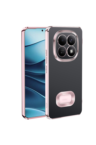 Nezih Case Redmi Note 15 4G Uyumlu Köşeleri Renkli Şeffaf Kamera Korumalı Sil...