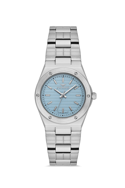 FERRO Silver Steel Cord Women Wrist Watch Fl21643A-A15 3Atm Water Resistant 2...