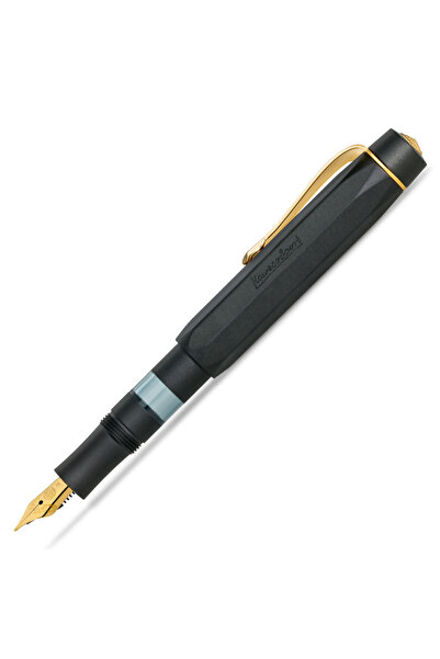 Kaweco AL SPORT PISTON FILLER SİYAH DOLMAKALEM F UÇ