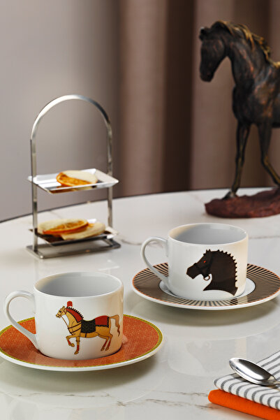 Kütahya Porselen Kadim 4 Parça 2 Kişilik Çay Takımı