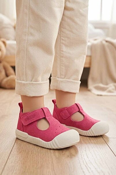 Vicco Унисекс детски сандали - обувки за първи стъпки с велкро и гъвкави подм...