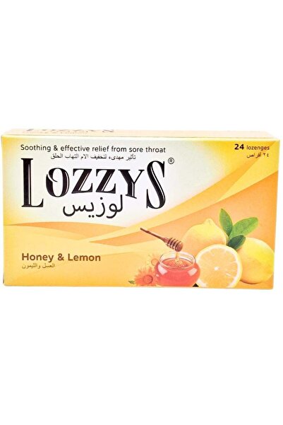 Lozzy أقراص لوزيز بنكهة العسل والليمون 24 قرص