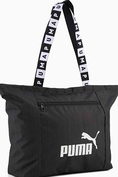 Puma Black Sports Bag - Large Shoulder Bag with Logo - Casual Bag 35*49cm