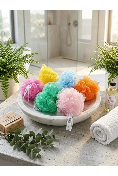 cook&kitchen مجموعة مناشف الحمام الملونة من كاريلي، 6 قطع