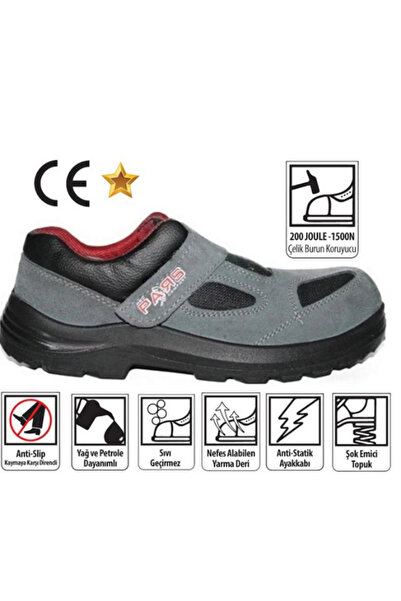 Pars Süet Çelik Burunlu İş Güvenliği Ayakkabısı