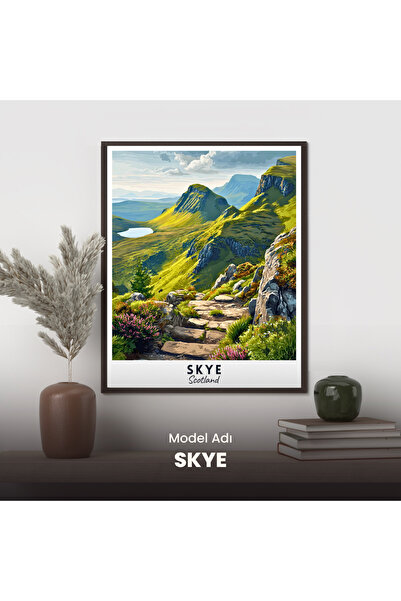 hediye hobim skye 40x50 Sayılarla Boyama Seti Boya Fırça Dahil Tuval Hobi Çıt...